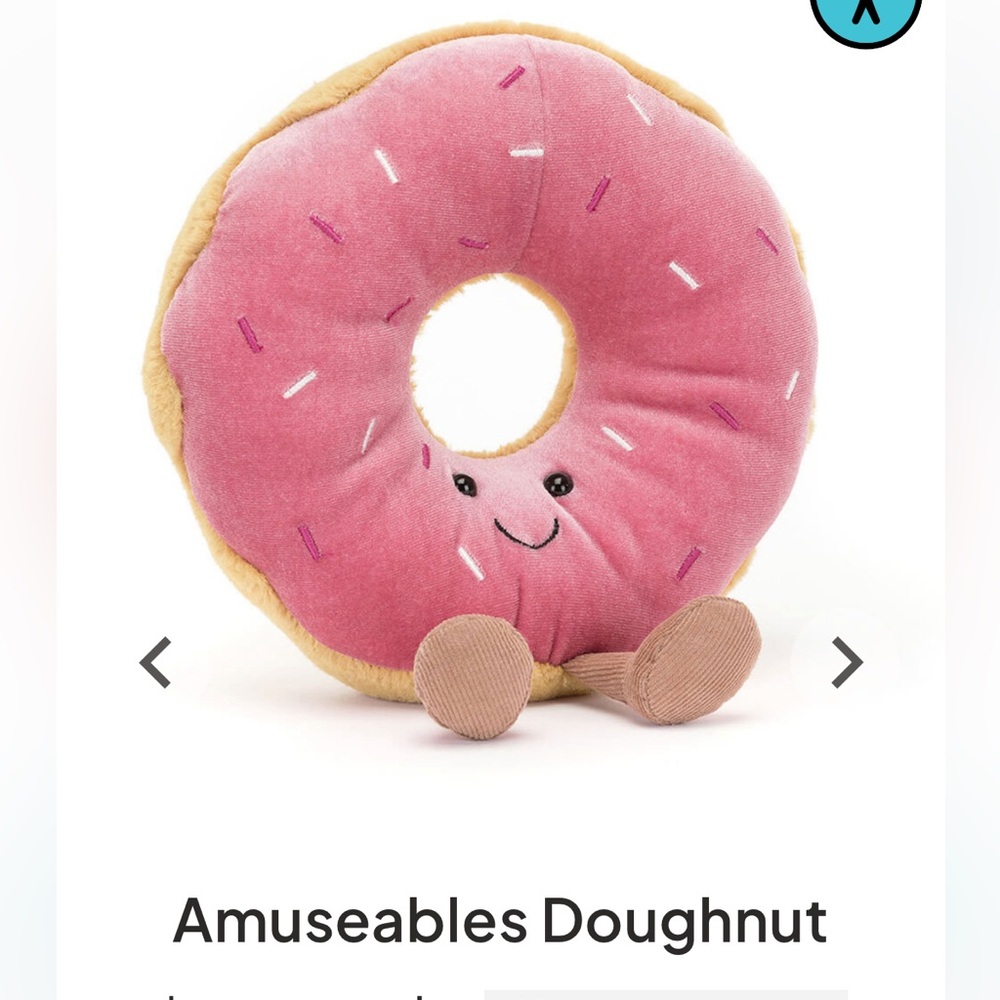 Jellycat Amuseables Donut NWT